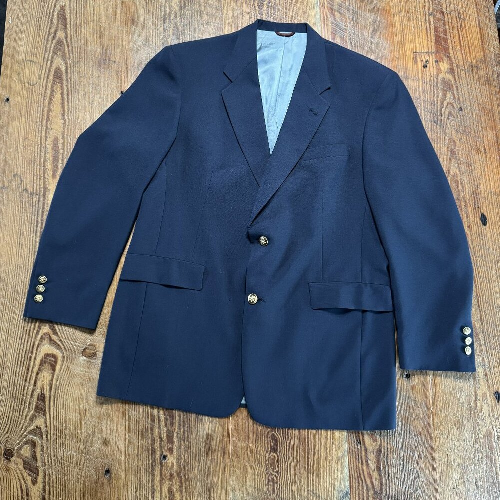 Jack Nicklaus Navy Golf Blazer 42R Mens Jacket Tournament Dillards Vintage